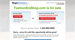 Desktop Screenshot of fashionerashop.com